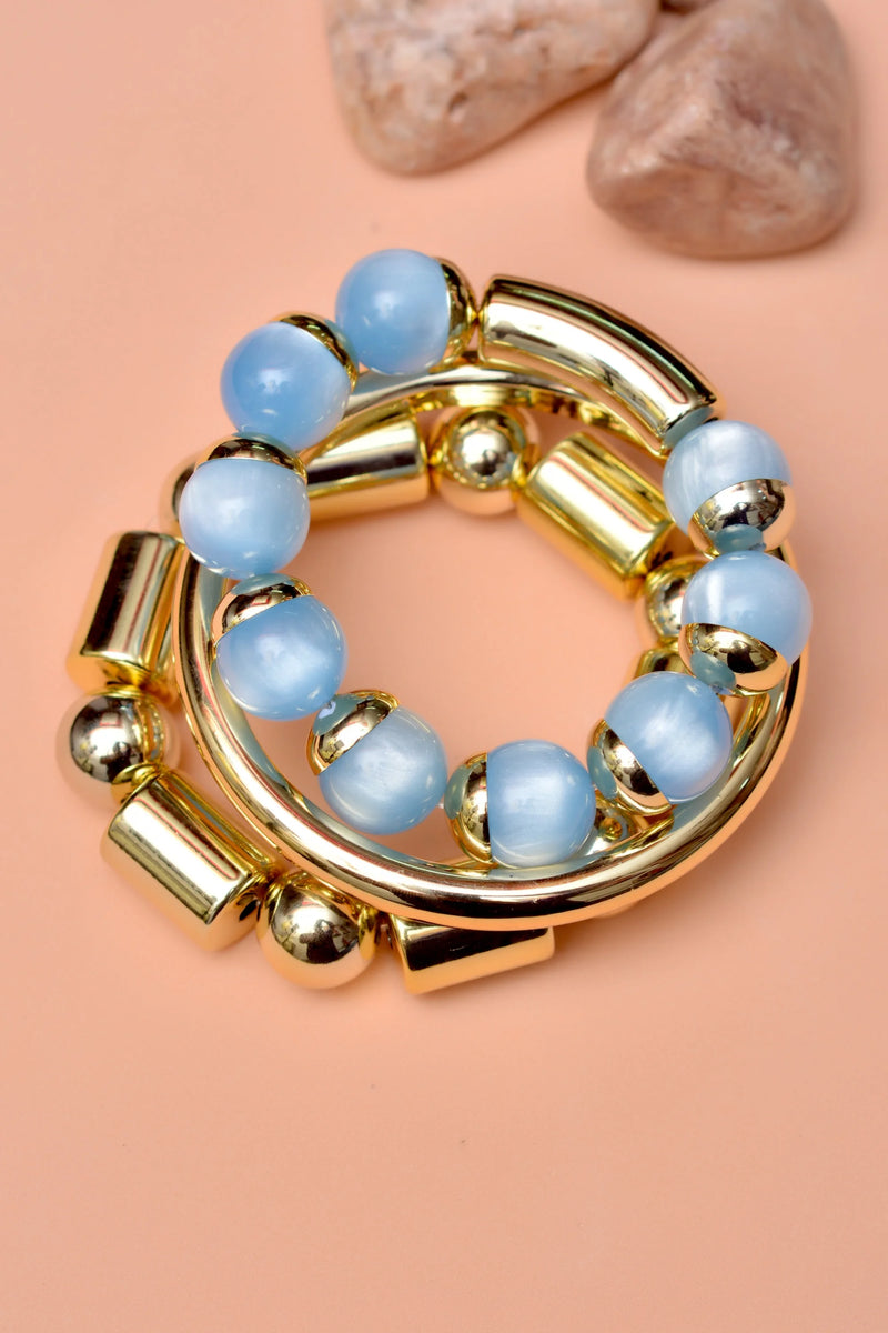 Party Wear Blue Bracelet