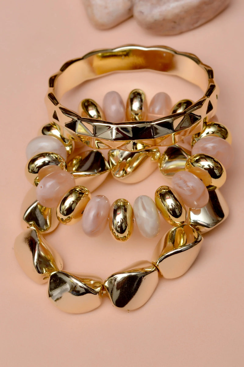 Party Wear Pink Bracelet