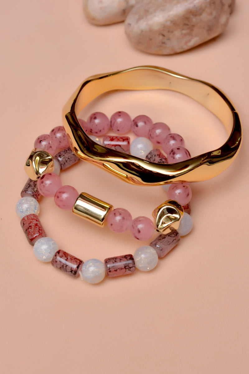 Party Wear Maroon Bracelet