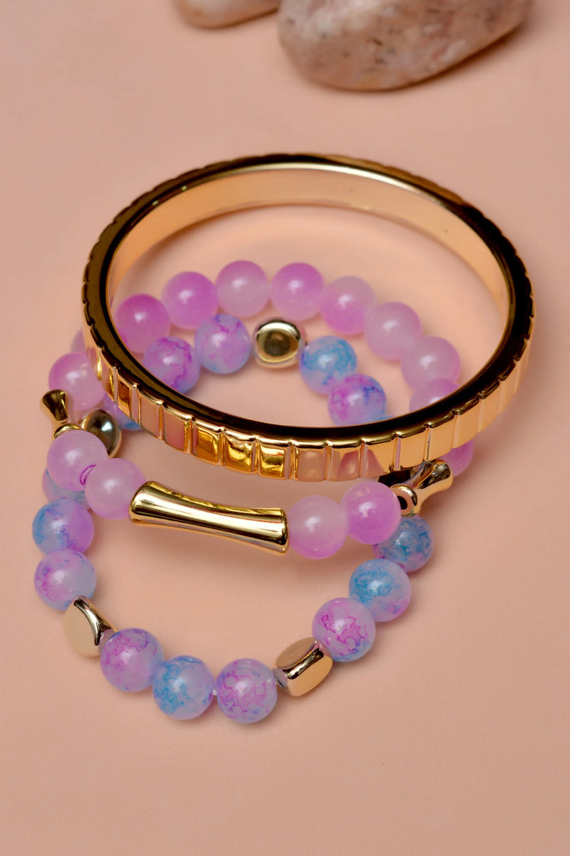 Party Wear Purple Bracelet
