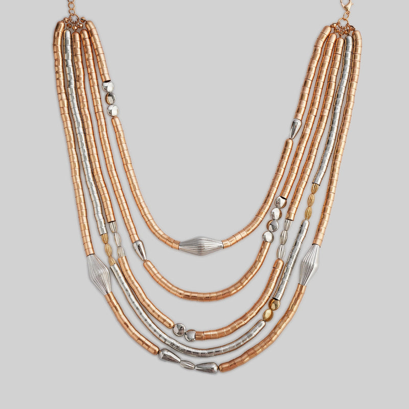 Party Wear Golden Maala Necklace