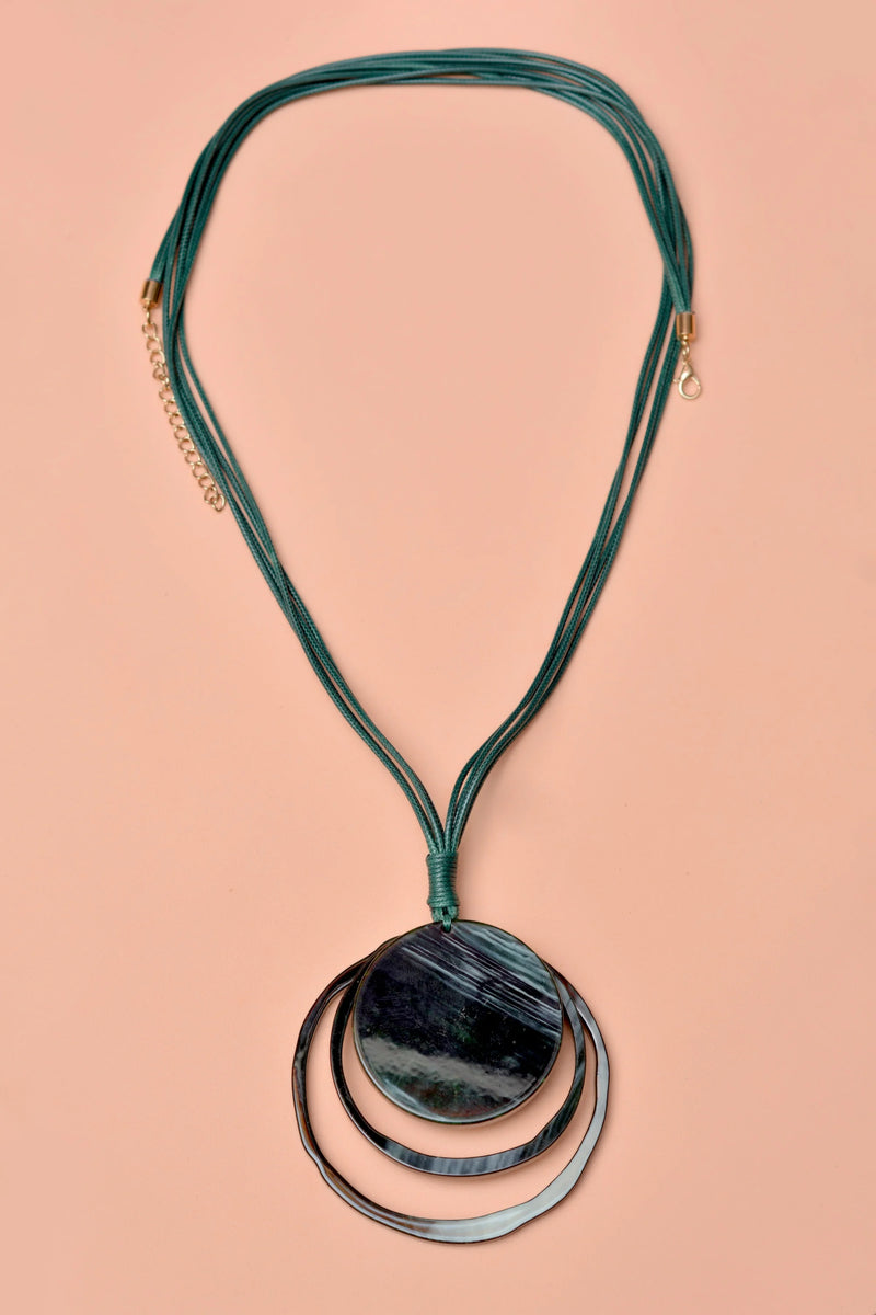 Party Wear Green Maala Necklace