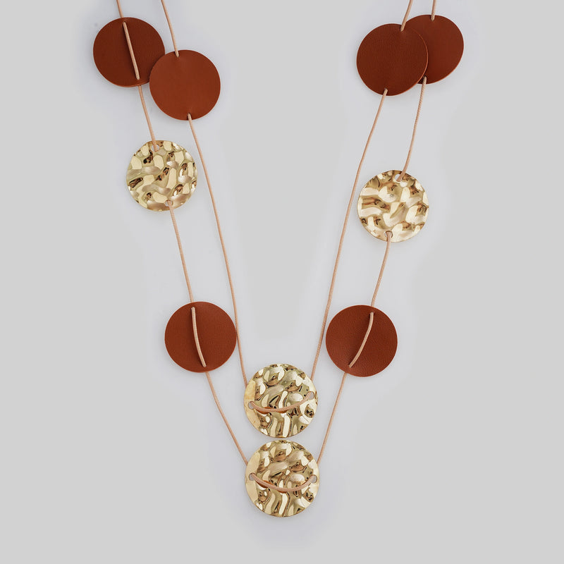 Party Wear Brown Maala Necklace