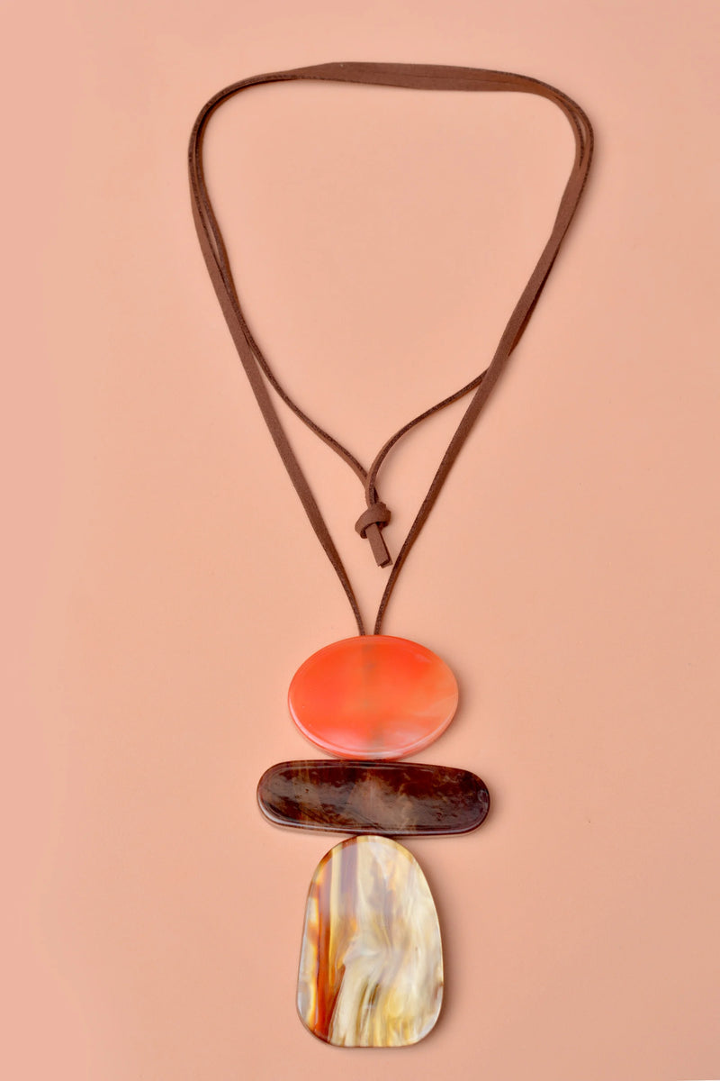 Party Wear Brown Maala Necklace