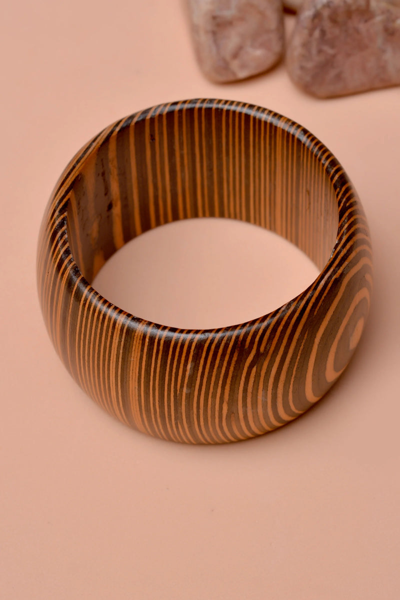 Party Wear Wooden Karra Bangle