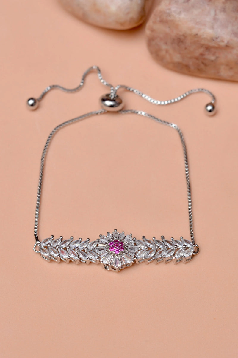 Party Wear Pink Bracelet
