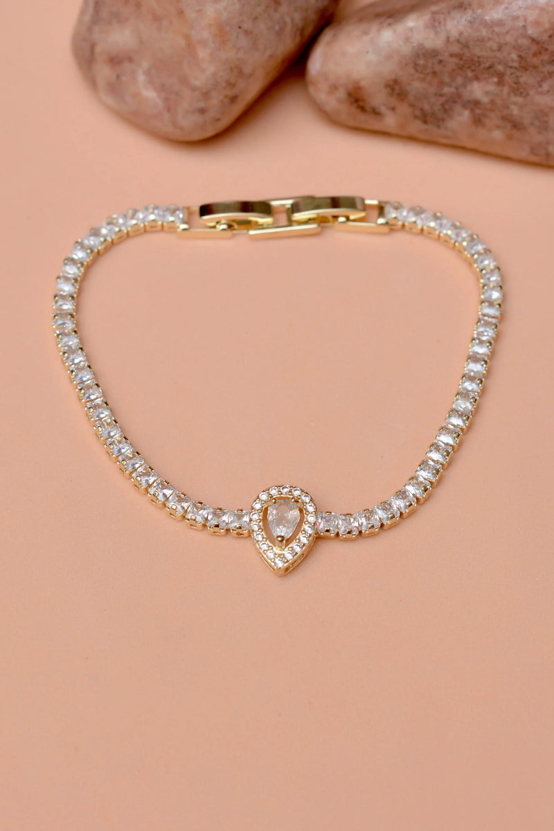 Party Wear Golden Bracelet