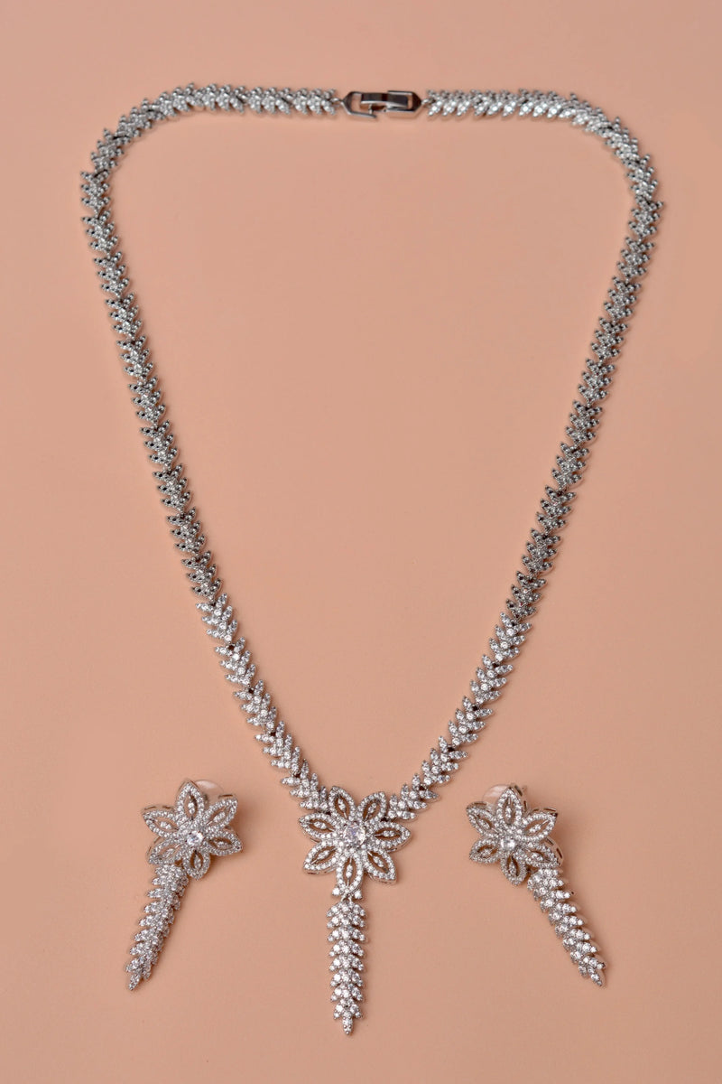 Party Wear Silver Party Set