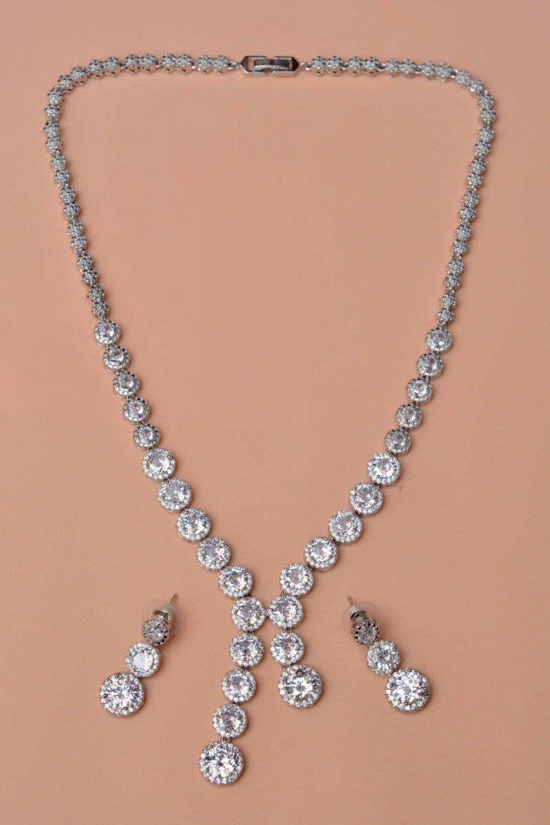 Party Wear Silver Party Set