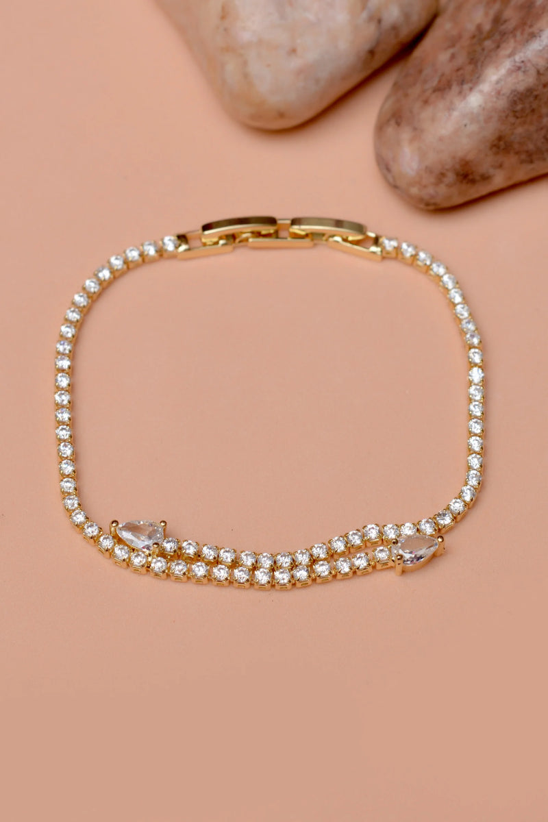 Party Wear Golden Bracelet