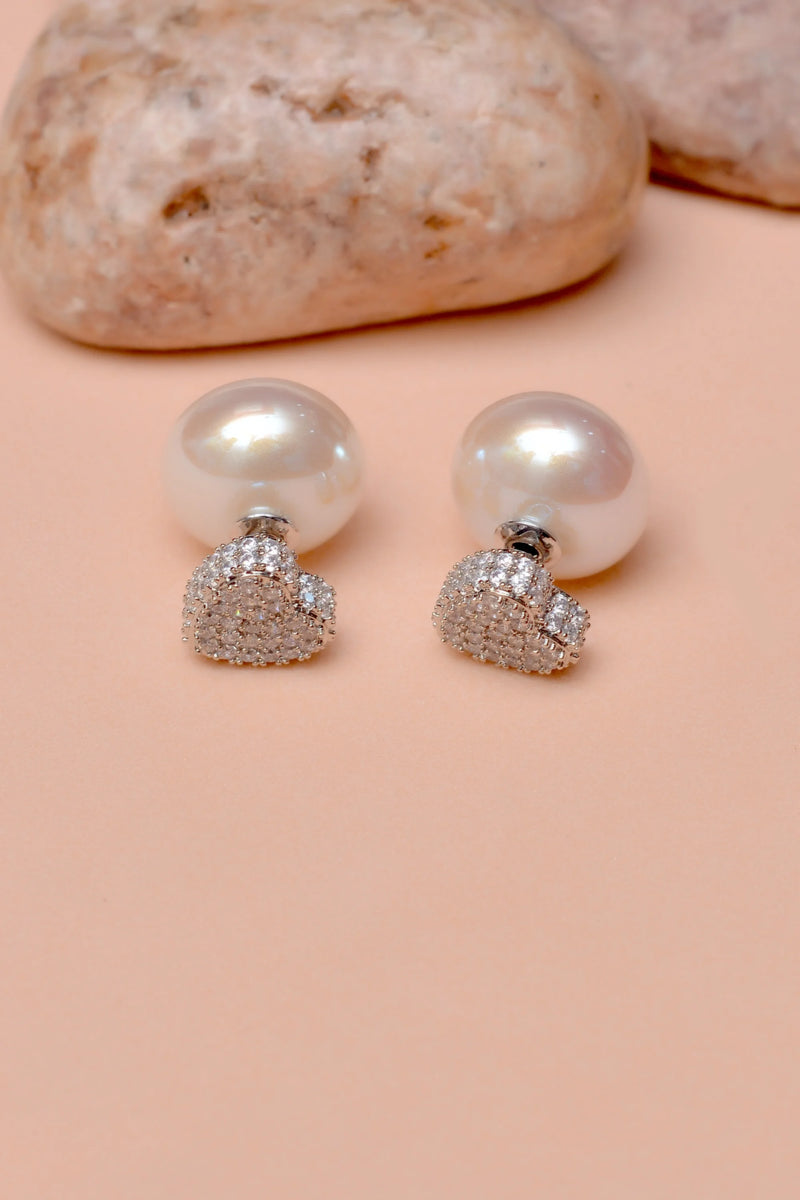 Party Wear Silver Earrings