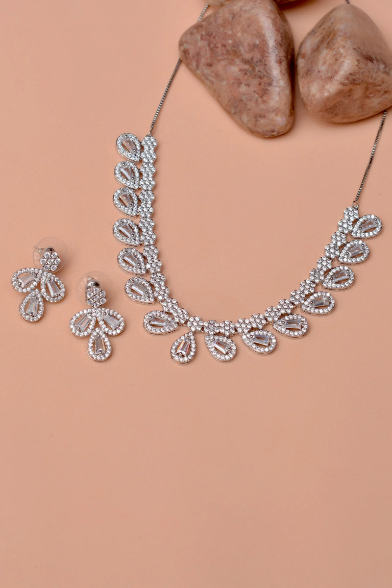 Party Wear Silver Party Set