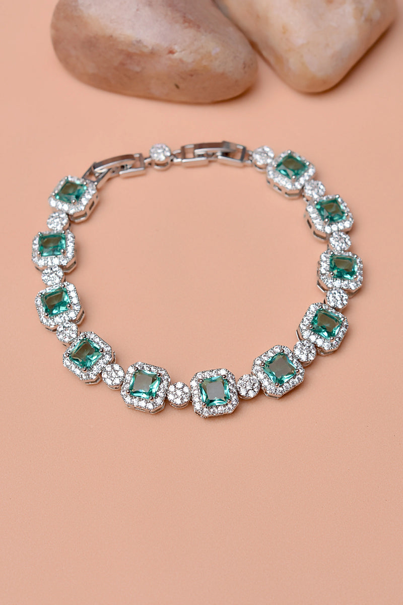 Party Wear Green Bracelet