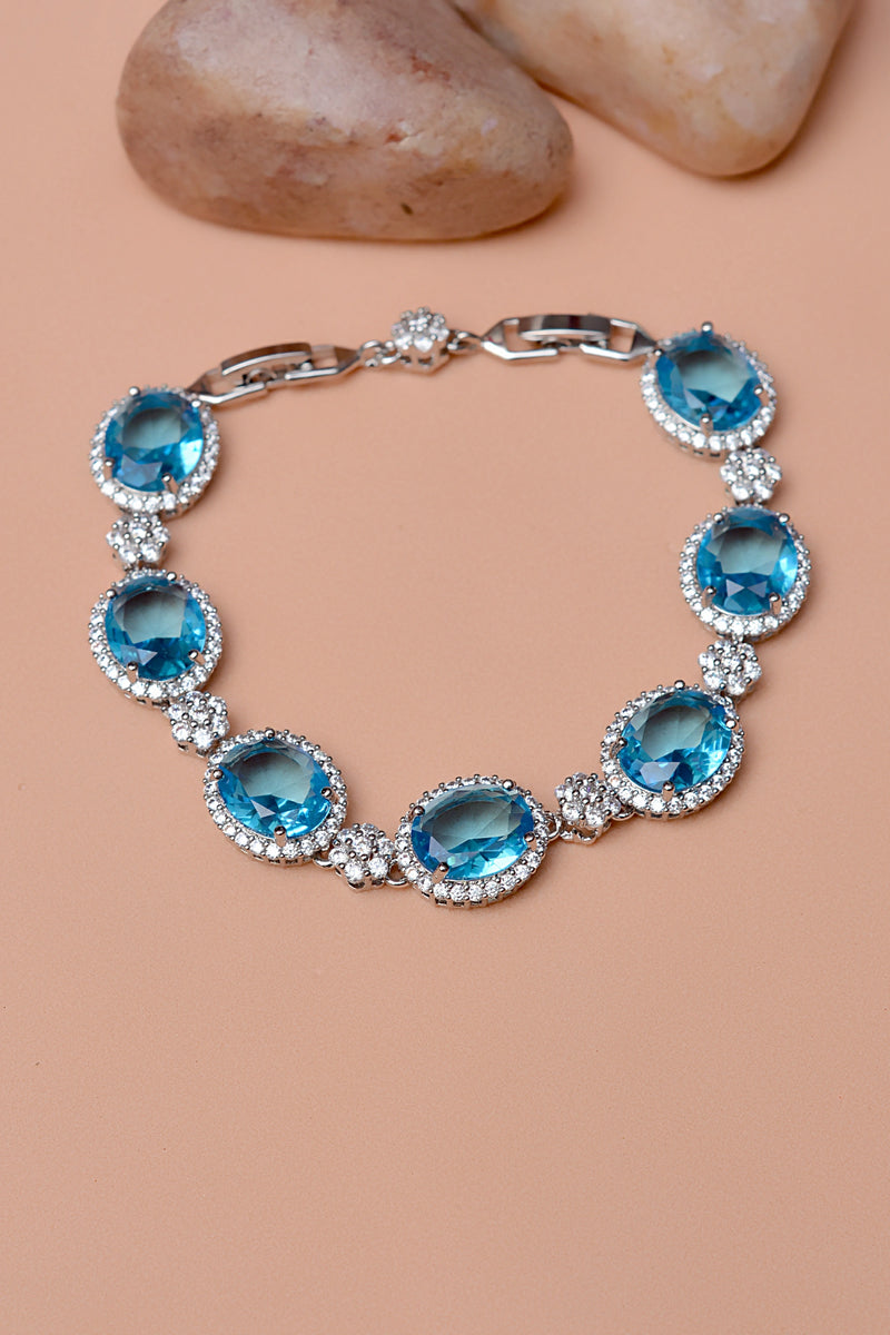 Party Wear Blue Bracelet