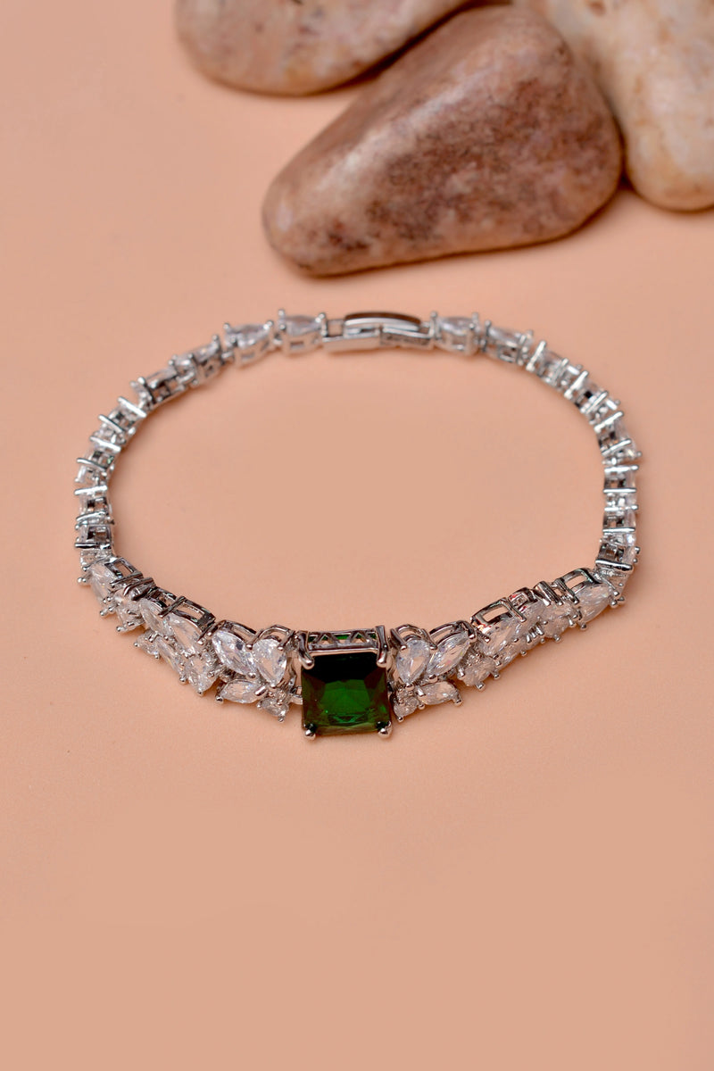 Party Wear Green Bracelet