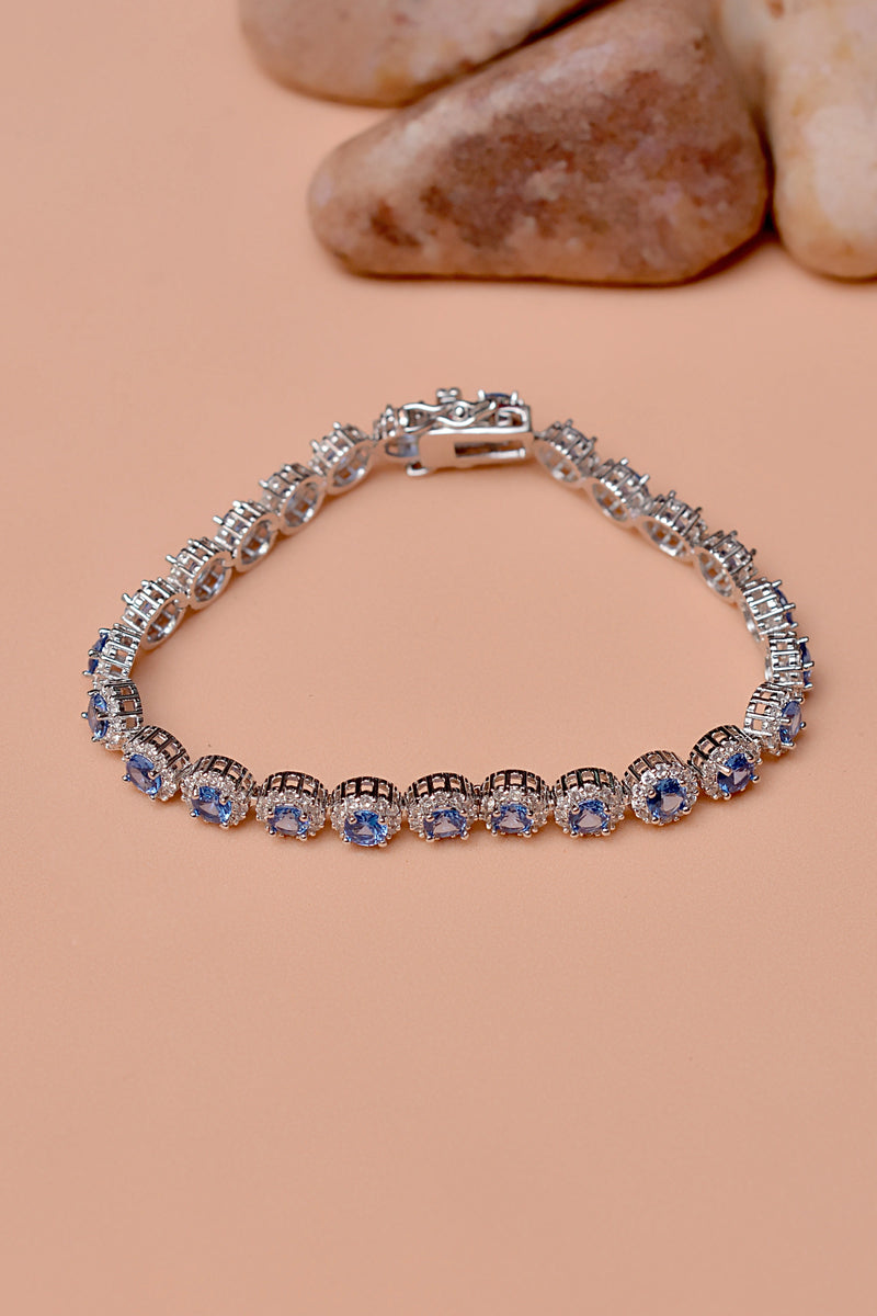 Party Wear Blue Bracelet