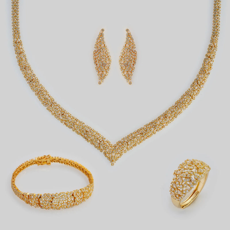 Party Wear Golden Party Set