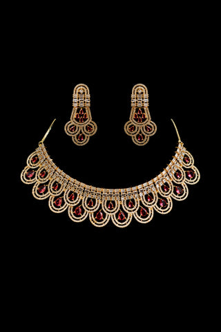 Engagement & Wedding Red Necklace