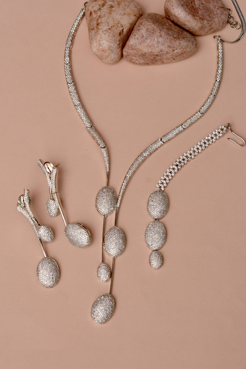 Engagement & Wedding Silver Party Set