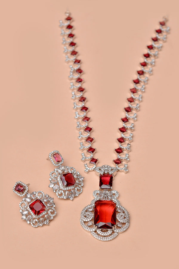 Engagement & Wedding Red Maala Necklace