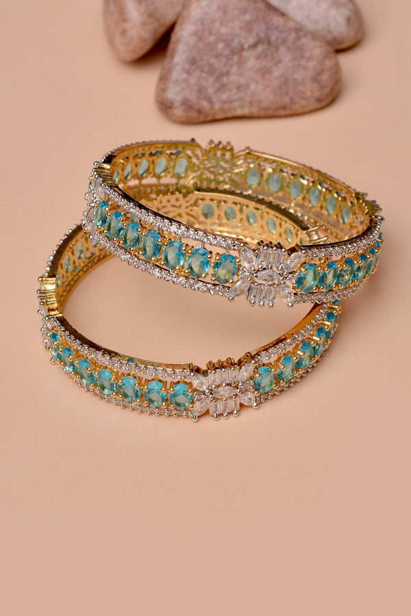 Size 2-6 Engagement & Wedding Blue Bangles