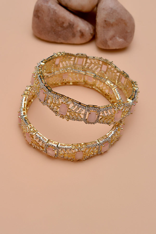 Size 2-4 Engagement & Wedding Pink Bangles