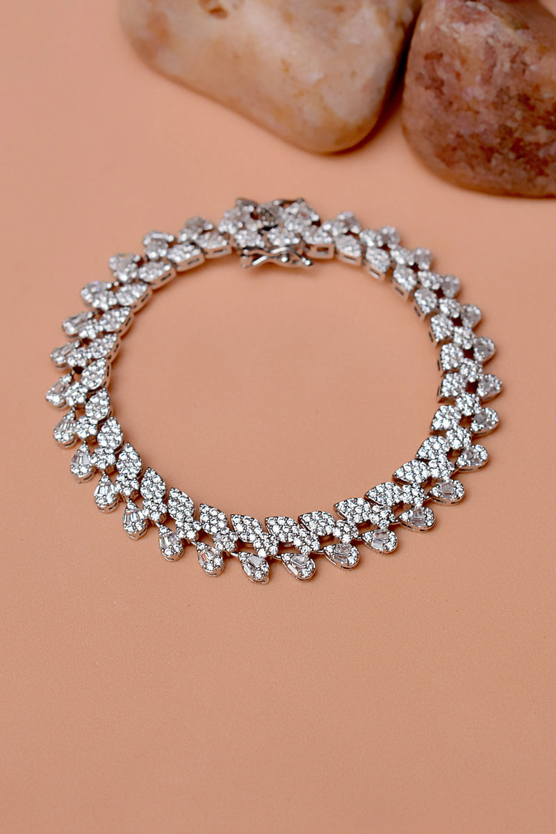 Engagement & Wedding Silver Bracelet