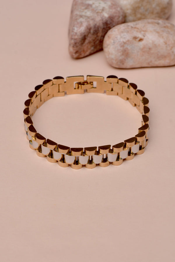 Gifting Dual Tone Bracelet