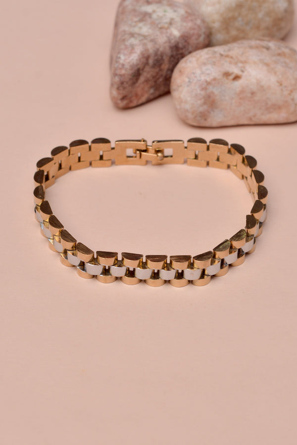 Gifting Dual Tone Bracelet