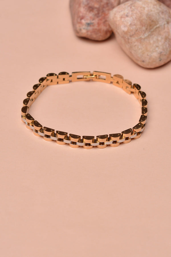 Gifting Dual Tone Bracelet