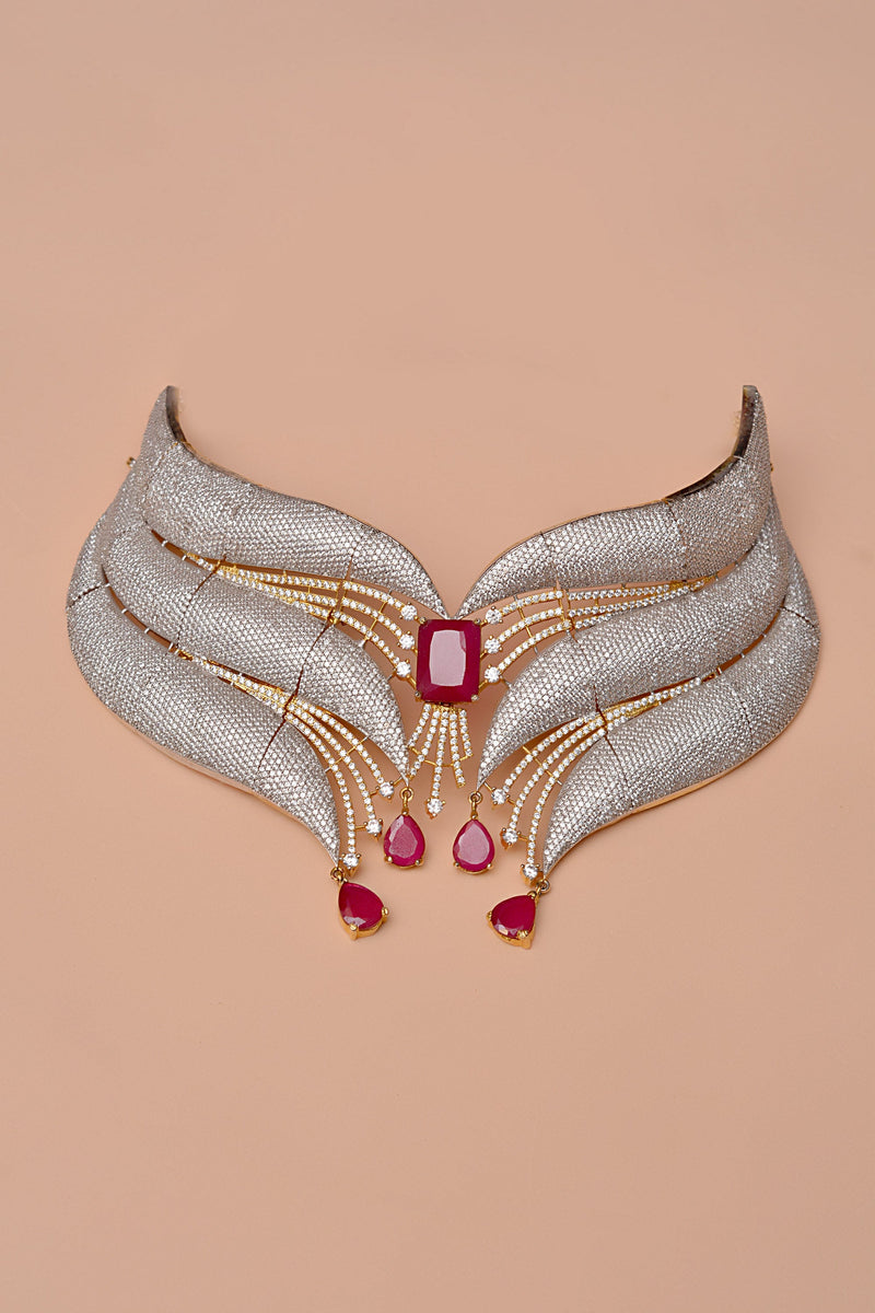 Bride of Tomorrow Red Bridal Set