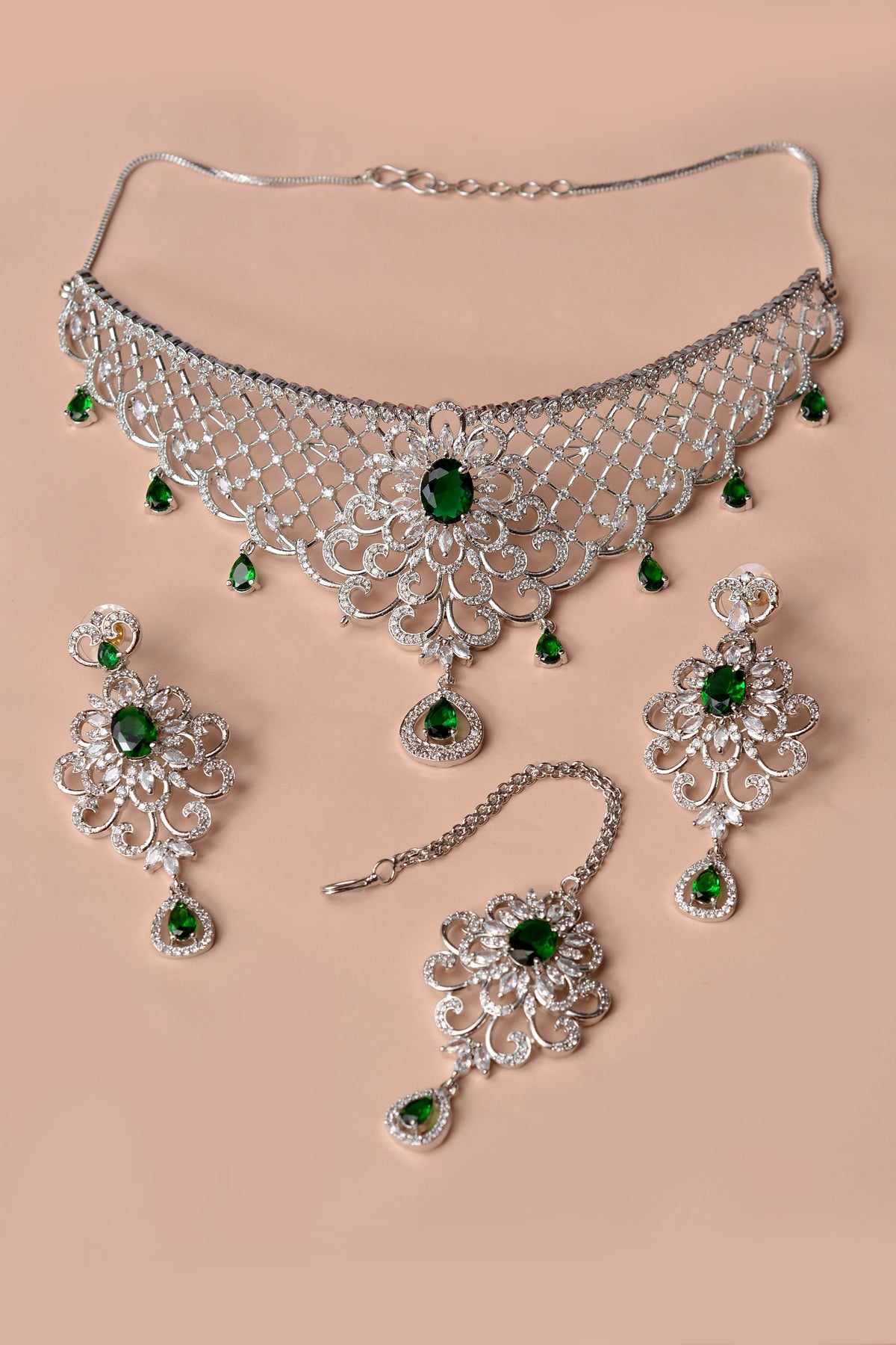 Bride of Tomorrow Green Bridal Set