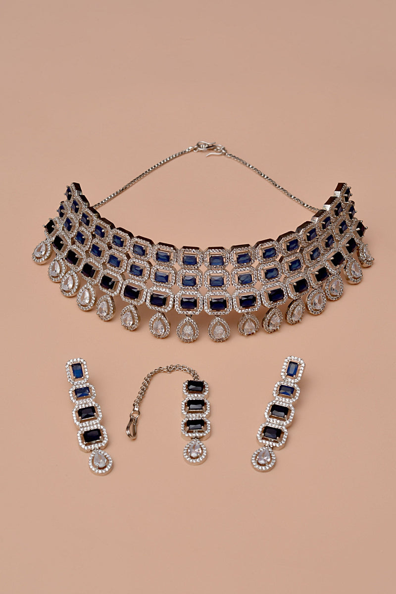 Bride of Tomorrow Blue Bridal Set