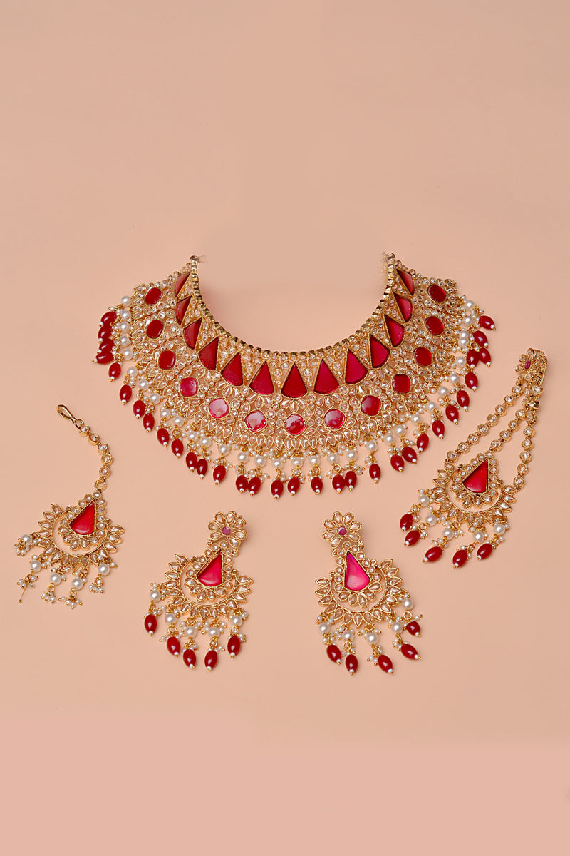 Bride of Tomorrow Red Bridal Set