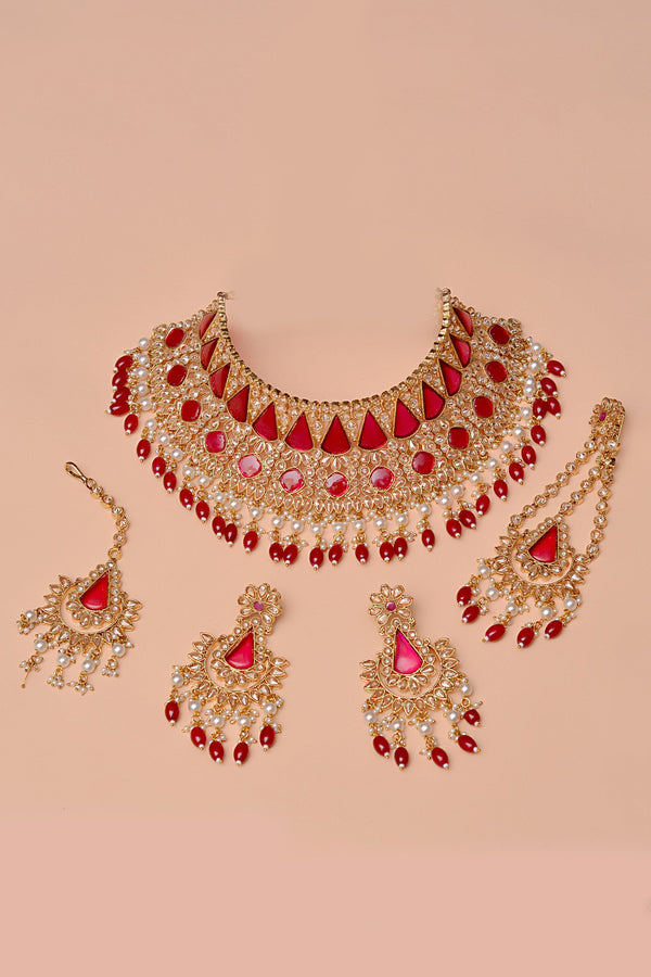 Bride of Tomorrow Red Bridal Set