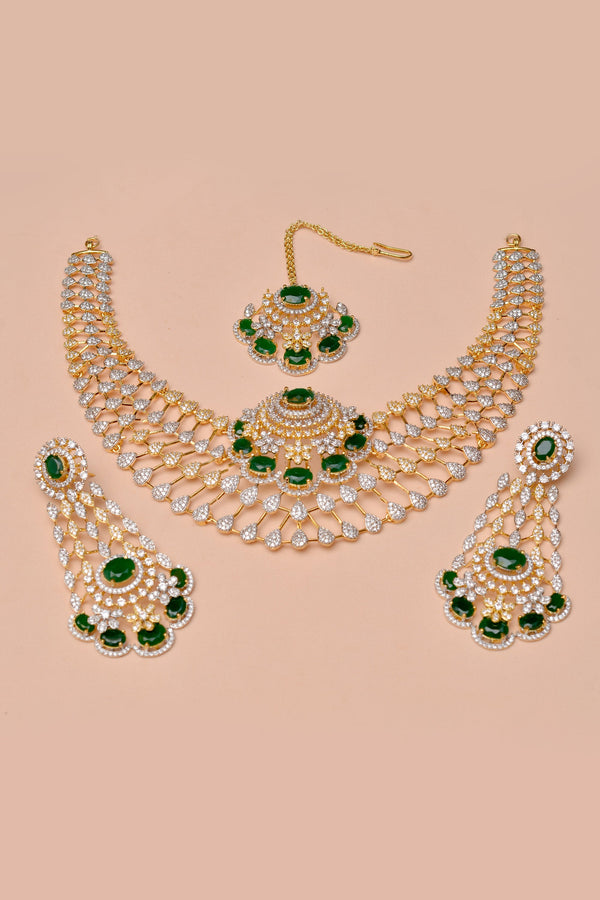 Bride of Tomorrow Green Bridal Set