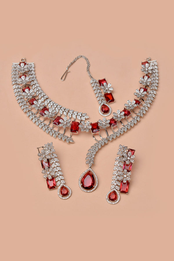 Bride of Tomorrow Red Bridal Set