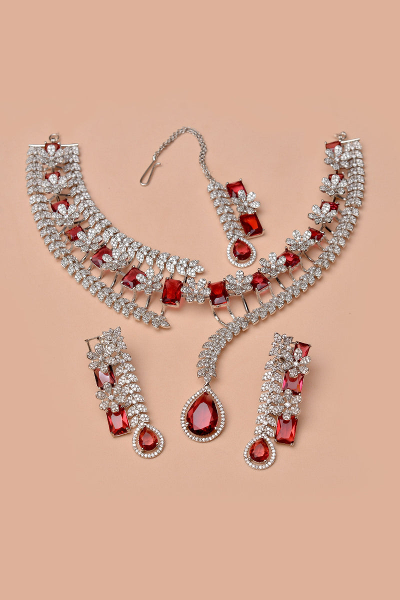 Bride of Tomorrow Red Bridal Set