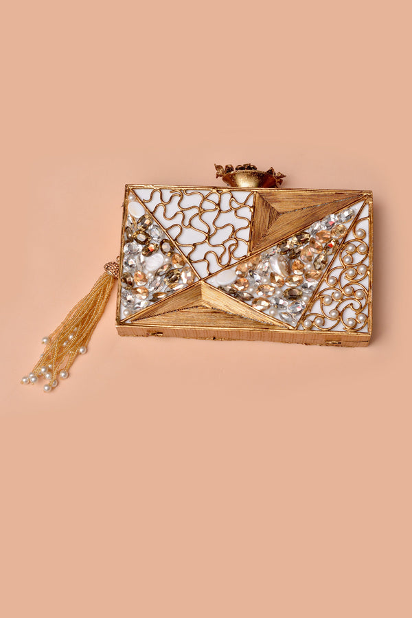 Bride of Tomorrow White Ladies Clutch