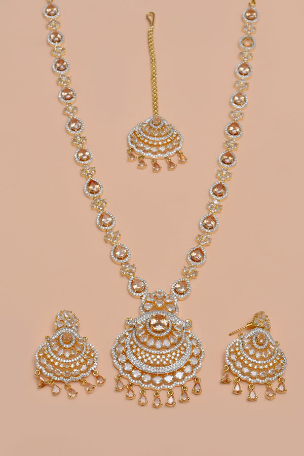 Bride of Tomorrow Champagne Maala Necklace