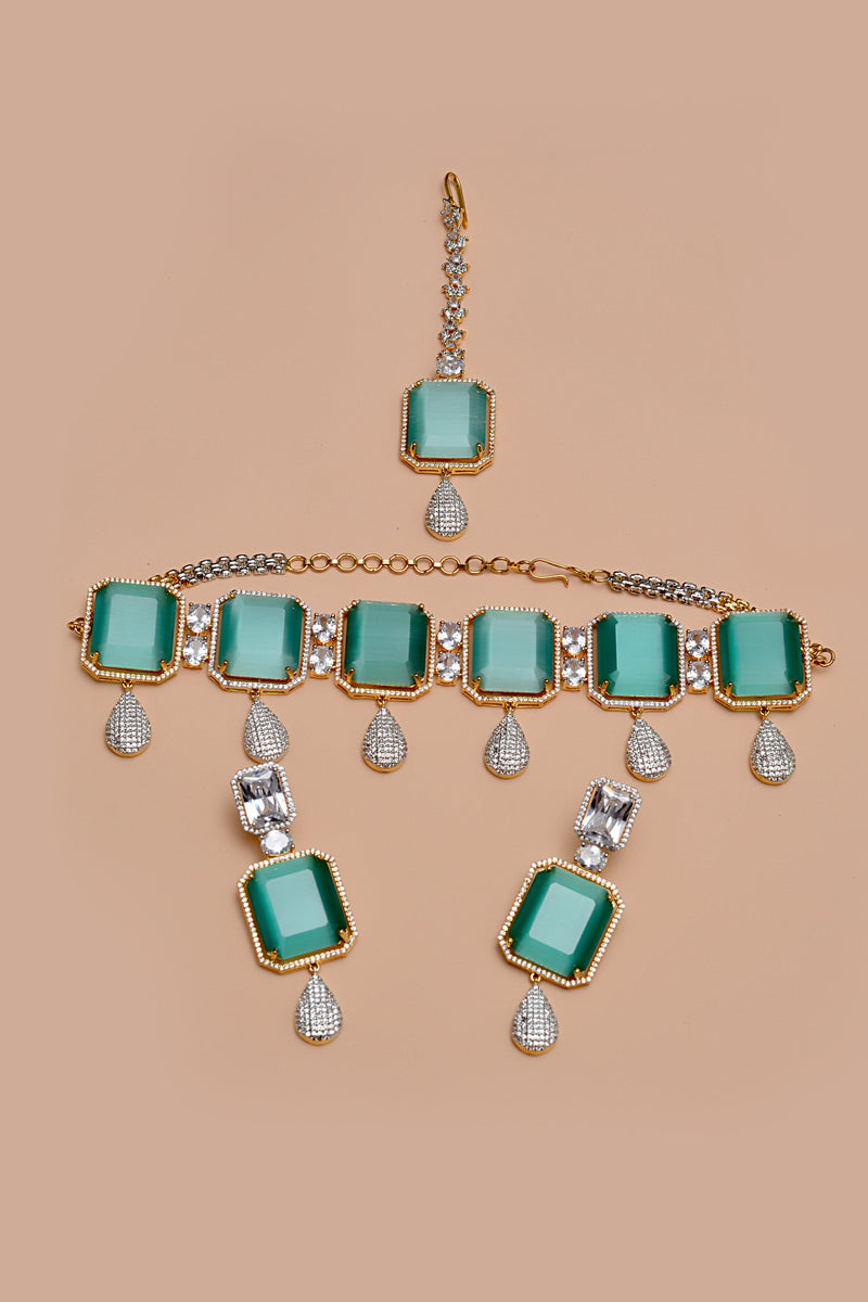 Bride of Tomorrow Green Choker Necklace