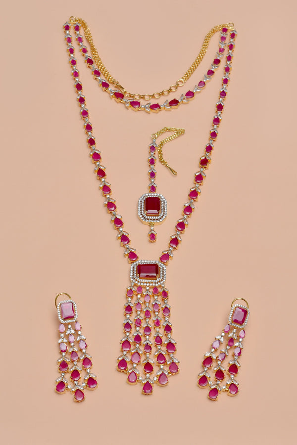 Bride of Tomorrow Red Maala Necklace