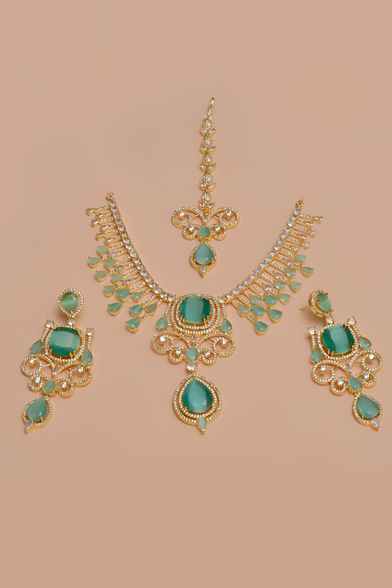 Bride of Tomorrow Green Bridal Set