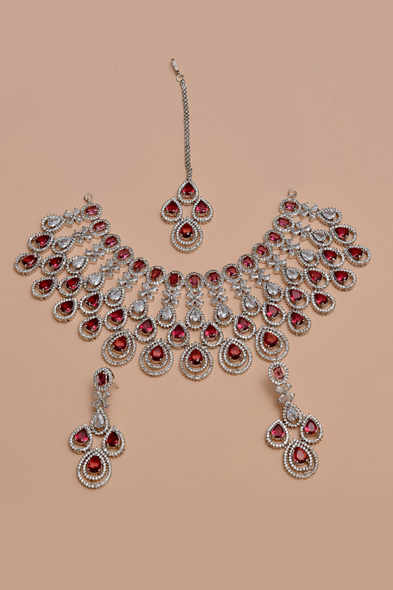 Bride of Tomorrow Red Bridal Set