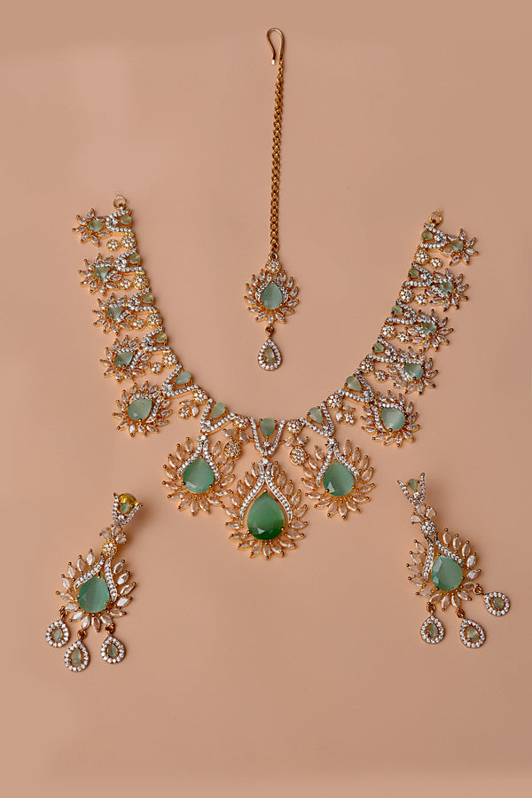 Bride of Tomorrow Green Bridal Set