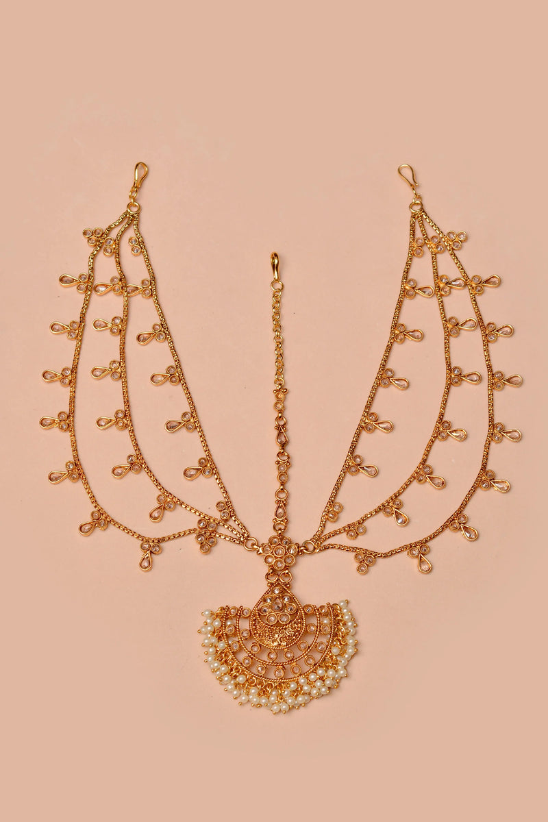 Bride of Tomorrow Golden Forehead Band