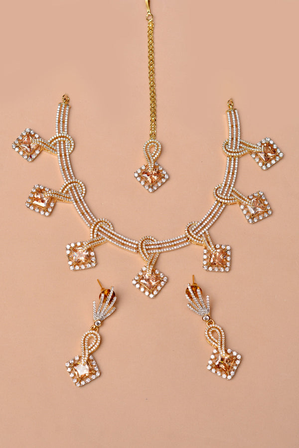 Bride of Tomorrow Champagne Bridal Set