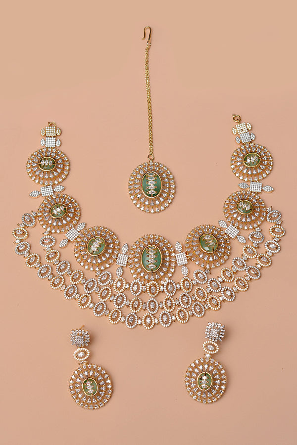 Bride of Tomorrow Green Bridal Set