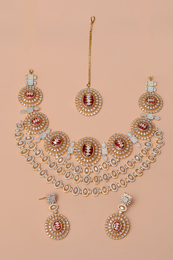 Bride of Tomorrow Red Bridal Set