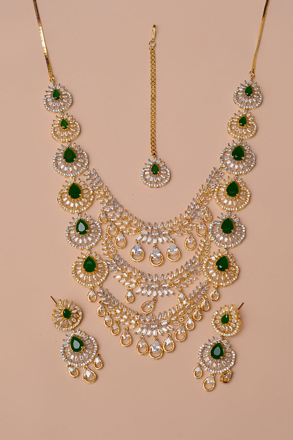Bride of Tomorrow Green Bridal Set